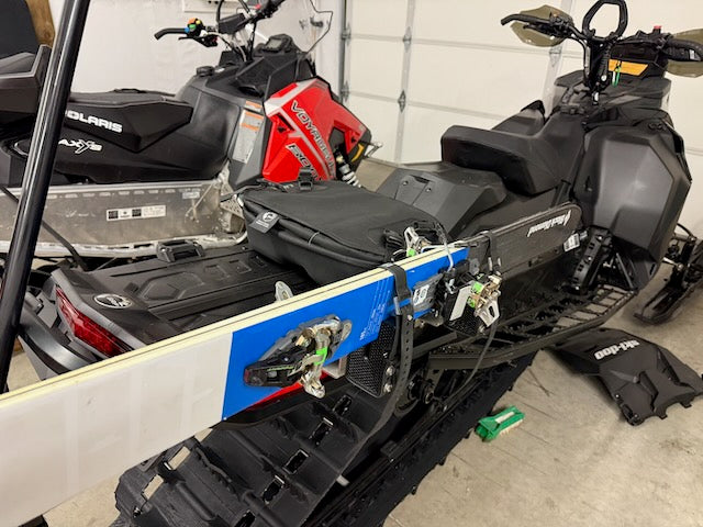 High Desert Hardgoods Snowboard & Ski Rack for Ski-Doo LinQ Snowmobile 
